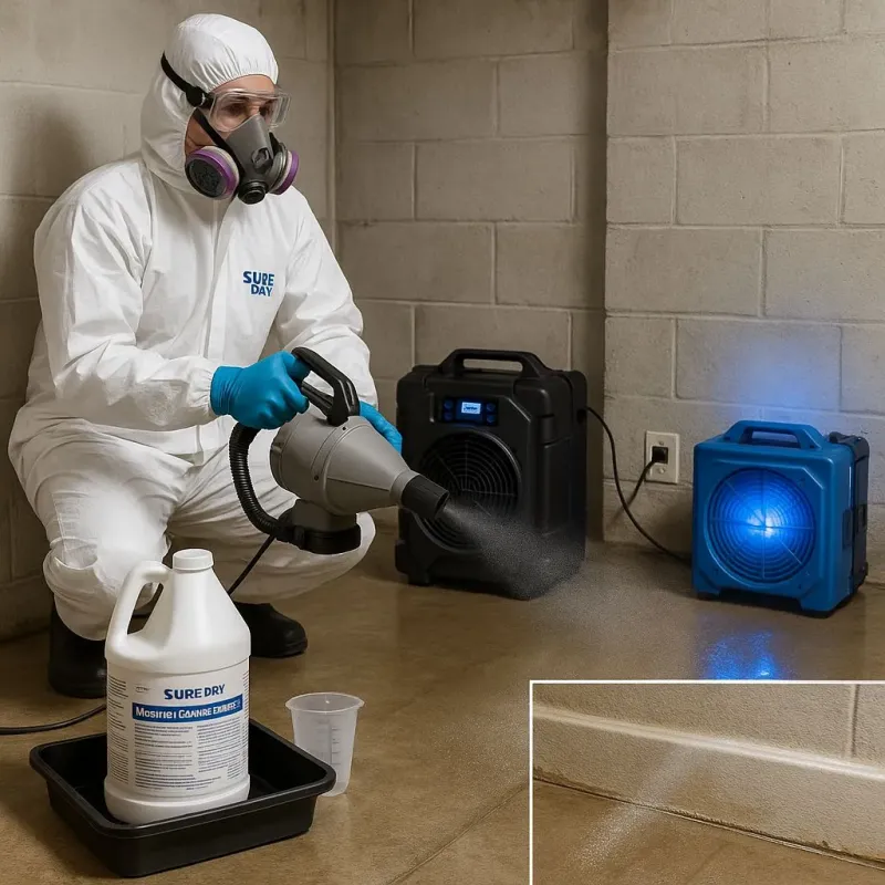 Sanitization and Odor Removal process in Lakeview, GA